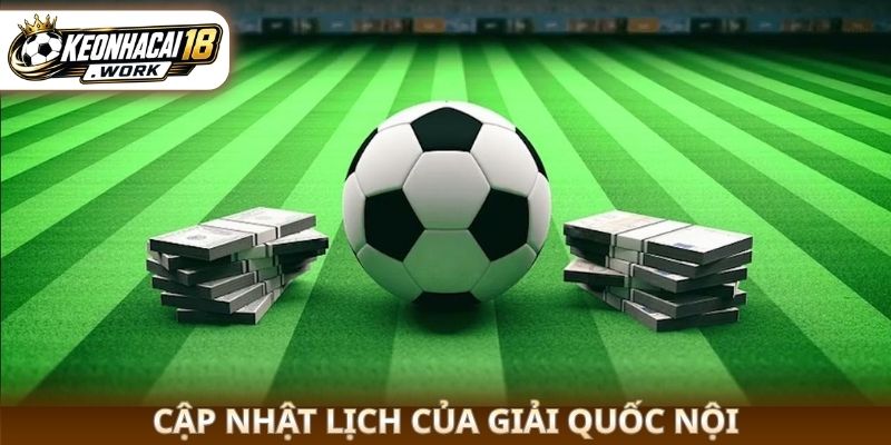 Cập nhật lịch của giải quốc nội