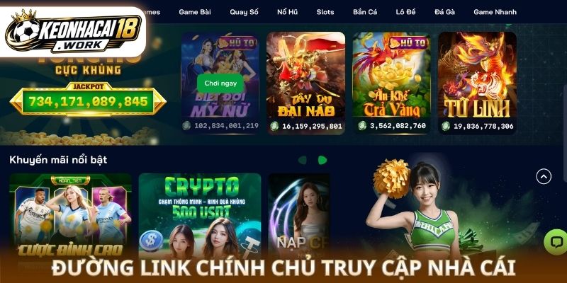 Đường link chính chủ truy cập nhà cái